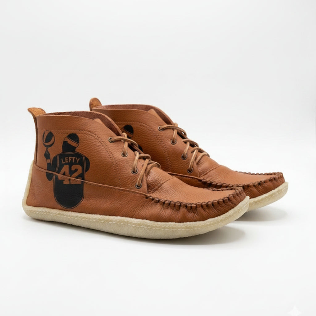 The Lefty 42 Edition | Signature Basketball-Inspired Moccasin by Spirit Moccasins